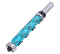 Alomejor Broca Enrutadora en Espiral con Acabado Al Ras de Doble Rodamiento con Aplicación Versátil para Recortes Precisos, Diámetro de Corte de 3/4 Pulgadas para Entusiastas de la Carpintería