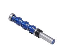 Alomejor Broca Enrutadora en Espiral de Acero de Tungsteno con Vástago de 1/2 pulg. Para Cortes Precisos de Carpintería, Broca Enrutadora de Doble Rodamiento Para Profesionales, Diámetro de Corte de