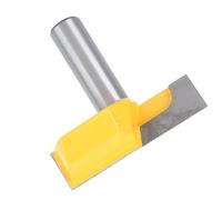 Alomejor Broca Enrutadora, Herramienta para Trabajar la Madera, Fresa Duradera para Repavimentar Madera Contrachapada y MDF, Tamaño de 57 Mm (Ángulo de corte del cuchillo de corte inferior)