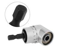 Alomejor Broca Hexagonal de Extensión con Adaptador de Soporte de Enchufe Ajustable en ángulo de 105 Grados para Taladro Eléctrico y Llave Manual