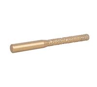 Alomejor Brocas de Enrutador de Diamante Soldadas Doradas para Cortar Bordes de Piedra de Mármol de Cuarzo 6,35 X 5 X 65 Mm Ideal para Recortar y Unir (6,35*5*65mm)