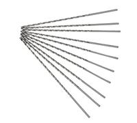 Alomejor Brocas de Torsión Extralargas de Acero de Alta Velocidad, Corte Rápido para Procesar Metales, 10 Piezas