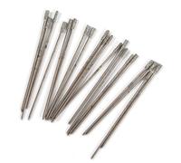 Alomejor Brocas Lapidarias con Revestimiento de Diamante de 1 Mm Brocas Sólidas para ágata de Joyería, de y Duraderas, Ideales para Perforar Agujeros en Joyas y Jade, 20 Piezas