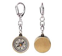 Alomejor brújula de Bolsillo,Compacto Resistente brújula Llavero diseño aerodinámico for senderistas campistas Uso Diario Trekking Alpinismo