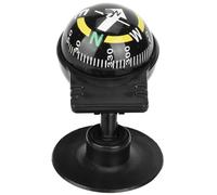 Alomejor Brújula de Coche Mini brújula de Barco de Coche Brújula de navegación para Acampar al Aire para vehículo de automóvil Barco marítimo Viaje al Aire