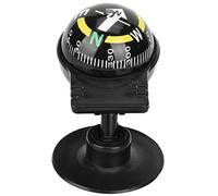 Alomejor Brújula de Coche Mini brújula de Barco de Coche Brújula de navegación para Acampar al Aire para vehículo de automóvil Barco marítimo Viaje al Aire