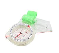 Alomejor Brújula de Orientación Brújula de Pulgar Multifunción ABS de Escala Transparente para Campamentos de Aventura, Punto Luminoso, Canal Hueco Cómodo para Entusiastas del Aire Libre, Tamaño de