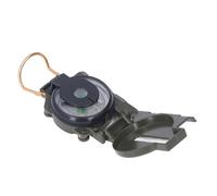 Alomejor Brújula de Senderismo, Aleación de Aluminio Portátil, Respuesta Precisa para Aventuras Al Aire Libre, Acampadas, Supervivencia Militar