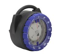 Alomejor Brújula de Submarinismo (bucear) de 50 m, Magnbénico Luminoso, con Abrazadera de sujeción impermeable, para Submarinismo, Deportes Acuáticos (Blue)