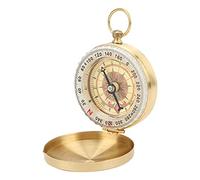 Alomejor Brújula de Supervivencia para Senderismo, Brújula Giratoria Impermeable de 360 Grados con Cubierta Luminosa para Acampar y Aventuras Al Aire