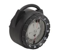 Alomejor Brújula sumergible magnética luminosa con abrazadera para tubo de respiración para buceadores con construcción ABS y profundidad de 50 m (negro)