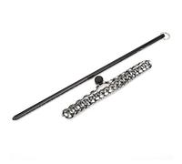 Alomejor Buceo Barra con Púas de Aleación de Aluminio - Herramienta de Pesca Submarina con Cordón para Muñeca, Accesorio para Apnea y Actividades Acuáticas, Negro