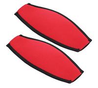 Alomejor Buceo Slap Strap Máscara de buceo Cubierta de la correa Cubierta de esnórquel bajo el agua Protector de envoltura de cabello largo de buceo(rojo)