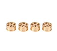 Alomejor Buje de Llanta de Latón, Reemplazo Resistente para AXIAL SCX30 RC Crawler con Tracción y Control Mejorados para Uso Todoterreno