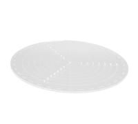 Alomejor Buscador de Centro Redondo Brújula de Carpintería Acrílica Duradera para Manualidades, Bricolaje Hecho a Mano, 1 Pieza (Regla de centrado de carpintería pequeña)