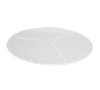 Alomejor Buscador de Centro Redondo Brújula de Carpintería Acrílica Duradera para Manualidades, Bricolaje Hecho a Mano, 1 Pieza (Regla de centrado grande para carpintería)