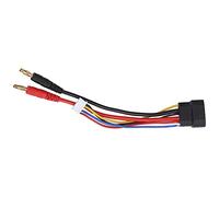 Alomejor Cable adaptador de conector banana a 4.0, pequeño, ligero y portátil para la carga de baterías de litio de coches y aviones RC, con materiales de alta calidad, corriente 5 A