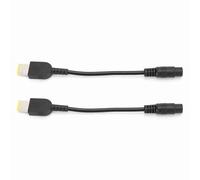 Alomejor Cable Convertidor de Corriente Ultrabook para ThinkPad X1 Carbon, Adaptador Duradero de 15 Cm con Conector de Clavija, 2 Unidades Incluidas