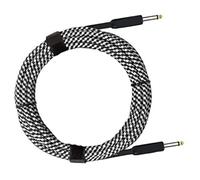 Alomejor Cable de Audio Negro Avanzado de Reducción de Ruido de Guitarra para Concierto para Concierto