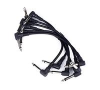 Alomejor Cable de Conexión de Guitarra con Núcleo de Cobre, Supresión de Ruido, 6 uds., para Transmisión de Señal Pura para Guitarristas