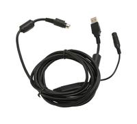 Alomejor Cable de Enlace de Cámara Profesional para CC2900e y 3500e, Cable de Alimentación de Datos 2 en 1, PVC Duradero de