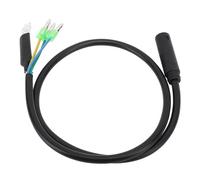 Alomejor Cable de Extensión para Motor de Bicicleta Eléctrica, Resistente Al Desgaste y sin Enredos, Resistente Al Agua, Fácil Instalación para Ciclistas Eléctricos
