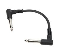 Alomejor Cable de Pedal de Efectos de Guitarra Transmisión de Señal de Reducción de Ruido Premium para Guitarra Eléctrica/bajo, Accesorio de Música Universal de 6 Pulgadas/8 Pulgadas (6INCH)