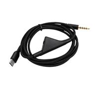 Alomejor Cable de Sonido para A10 A30 A40 A50 Cable de Sonido para Juegos con Control sin Ruido Premium para Juegos y Música 1,5 M