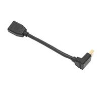 Alomejor Cable Extensor Displayport 8K 60Hz Adaptador de Ángulo Recto | Amplia compatibilidad, Chapado en oro para mayor durabilidad, Resolución de 7680x4320, Para juegos y medios