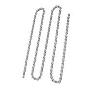 Alomejor Cadena de Bicicleta de 12 Velocidades, Diseño Ligero y Hueco para un de Marchas Suave y Mayor Durabilidad, Fabricada con Acero Al Carbono Medio de Alta Resistencia, para (Plata