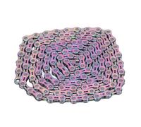 Alomejor Cadena de Bicicleta de 12 Velocidades, Diseño Ligero y Hueco para un de Marchas Suave y Mayor Durabilidad, Fabricada con Acero Al Carbono Medio de Alta Resistencia, para (estilo 1)