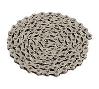 Alomejor Cadena de Bicicleta de 9 Velocidades Cadena de Velocidad Variable de Varias Velocidades 116 Eslabones Estructura Reforzada de Alta Rigidez con Diseño de Puente Doble X