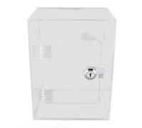 Alomejor Caída de Gran Capacidad del Banco de Dinero Transparente de Acrílico Resistente para el Desafío del Ahorro, Conteo de Votos (Estilo 2)