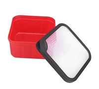 Alomejor Caja de Almacenamiento de Cebo, Material PP Portátil con Orificios de Ventilación, Contenedor de Cebo Vivo para Entusiastas de la Pesca (170 * 170 * 85mm)