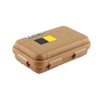 Alomejor Caja de Almacenamiento de Supervivencia Impermeable con Estuche Flotante a Prueba de Golpes para Acampar, Pescar, Navegar y Practicar Deportes Acuáticos