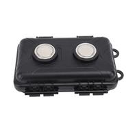 Alomejor Caja de Almacenamiento Magnética Impermeable Debajo del Llavero del Coche con Diseño de Doble Imán para Uso Doméstico Al Aire Libre 5,12x3,35x1,77 Pulgadas