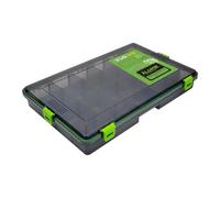 Alomejor Caja de Aparejos Impermeable con Compartimentos Ajustables para Aparejos de Pesca Soporte de Carga de plástico: 10 Kg (S)