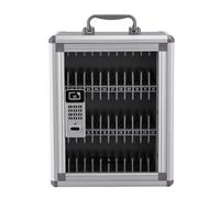 Alomejor Caja de Bloqueo para Teléfono con 36 Compartimentos, Almacenamiento Electrónico Seguro para Oficinas, Escuelas, Aleación de Aluminio Duradera, 285x215x365mm