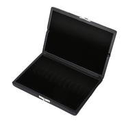 Alomejor Caja de Madera Oboe Cajas Oboe de Almacenamiento de la Caña Titular de la Caña con Cubierta de Cuero PU para 10 12 20 Accesorios Protectores de (12 paquetes)