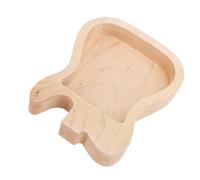 Alomejor Caja de Púas de Guitarra, Estuche de Almacenamiento de Madera de Arce para Púas de Guitarra, Organizador Compacto para Músicos y Entusiastas