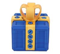 Alomejor Caja de Regalo Molesta, Juguete de Impresión DIY Difícil de Abrir para Niños y Recuerdo Decorativo para Sala de Juegos, Material PLA Seguro (Blue)