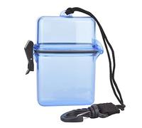 Alomejor Caja Impermeable de Sellado de Kayak Transparente con Hebilla de Escalada para Cámaras y Teléfonos Móviles (Transparente)