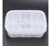 Alomejor Caja Incubadora de Plástico Transparente Profesional para Cría de Reptiles, para Eclosión de Huevos de Serpientes, Lagartos Gecko, 6,50x4,33x2,05 Pulgadas