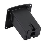 Alomejor Caja Organizador de Bolsas de Tapa de Batería de Camioneta de 9V de la Guitarra con la Guitarra Live Live (Bayoneta Cuadrada)