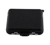 Alomejor Caja organizadora de plástico transparente con 26 compartimentos para aparejos de pesca