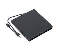 Alomejor Caja para Disco Duro, ABS Slim USB 3.0 ODD Box con Velocidad de 5 Gbps para Respaldo de Datos de Portátiles y Uso en Viajes, Compatible con Unidades ópticas de 9,5 Mm