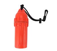 Alomejor Caja Seca para Buceo, Contenedor de Almacenamiento de Cápsulas Impermeable para Llaves, Tarjetas, Material PP para Deportes Acuáticos (Rojo)