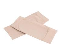 Alomejor Calcetines Tobilleros de Compresión Acolchados con Manga Elástica para el Talón, Mangas Acolchadas para el Pie, para Fitness Cómodo, Color Piel, Silicona y Nailon, 1 par