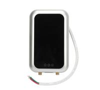 Alomejor Calentador de Agua Eléctrico Inteligente sin Tanque, Mini Calentador de Agua Caliente Compacto de 9KW con Pantalla de Visualización para Cocina Casera