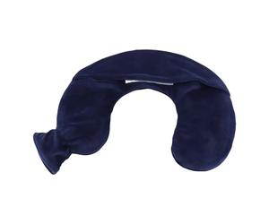 Alomejor Calentador de Cuello con Bolsa de Agua Caliente en Forma de U, Almohadilla Térmica con Cubierta de Tela Desmontable para Aliviar el Dolor de Cuello, Diseño a Prueba de Salpicaduras de 1